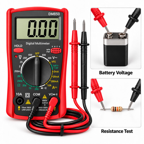 Digital multimeter dc - digital, ac
