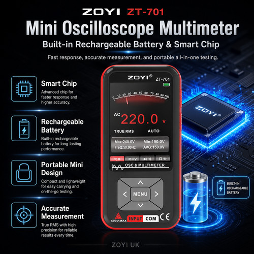 Zoyi 701 smart multimeter - zt-701,
