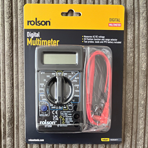 Rolson digital multimeter - digital,