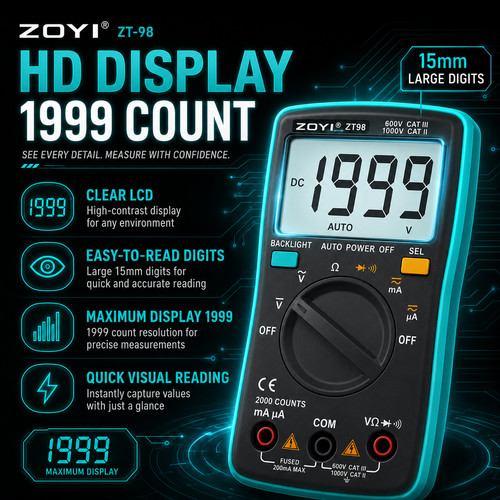Digital multimeter 10a - multimeter, ,2000c