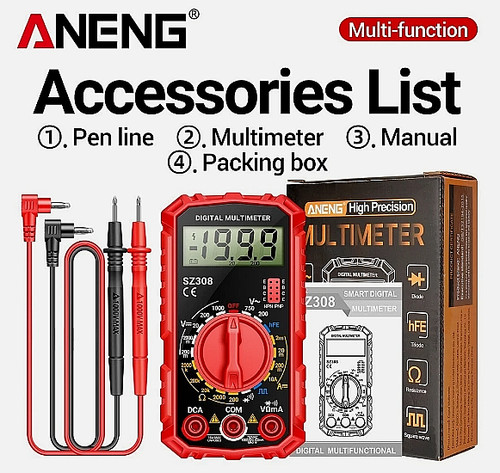 New digital multimeter dc - digital,