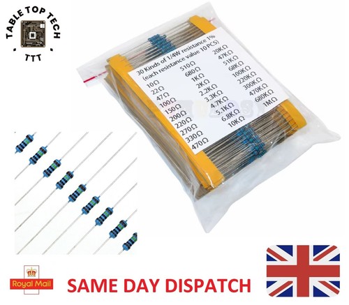 300 pcs metal film resistance - film,
