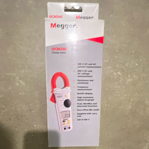 Megger dcm340 clamp meter - dcm340, cat