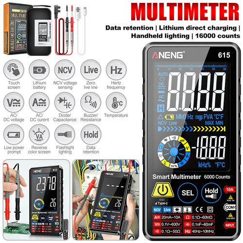 Smart lcd digital multimeter - smart,